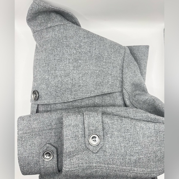 BURBERRY Daylesmoore Wool-Blend Zip-Pocket Trench Coat | US 12 | Gently Used - Picture 8 of 11